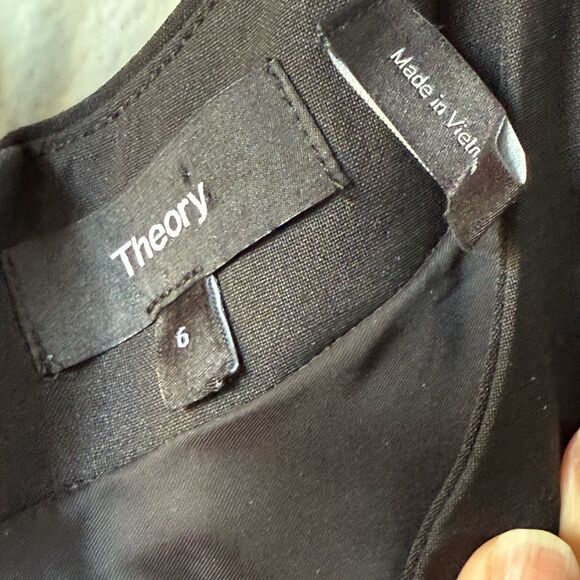 Theory LBD size 6 Crossover Front Wrap Style sleeveless Dress. Size 6 - Picture 9 of 9